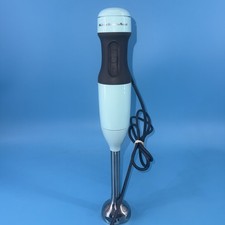 KitchenAid Immersion Hand Blender KHB1231IC Aqua/Teal Blue-Blend Mixer-EUC!