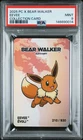 2025 POKEMON CENTER X BEAR WALKER COLLECTION CARDS EEVEE 210/930 PSA 9
