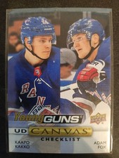 2019-20 Upper Deck Series 1 Young Guns, Canvas & Inserts