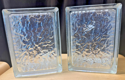 Pittsburgh Corning ICESCAPES Architectural Glass Block 8  Tall x 6  Wide x 4 