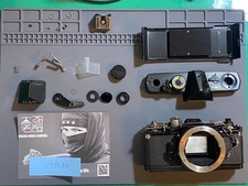  Serviced, NEAR MINT  Olympus OM-1 MD Black  50mm f/1.8  ALL Works 