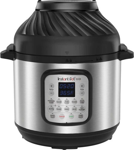 Instant Pot - 8 Quart Duo Crisp 11-in-1 Electric Pressure Cooker with Air Fry...