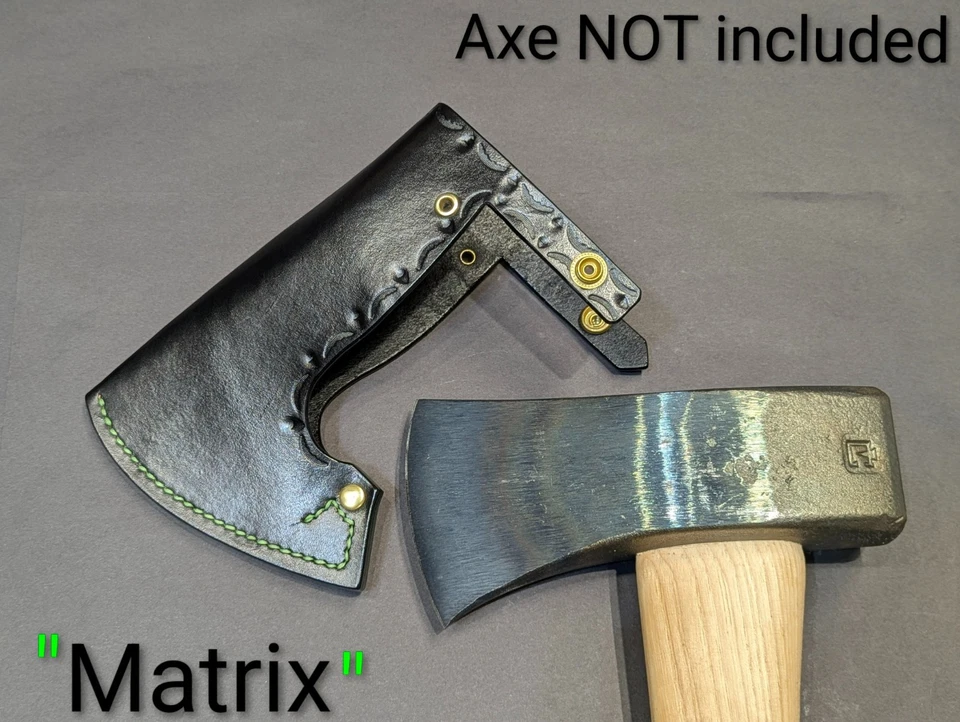 Council Tool OL' #7 Handmade Leather Axe Mask "Only" Read Des 7lb Splitting Maul - Image 4 of 4