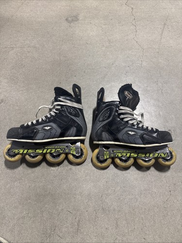 Mission Proto SV Violator Roller Blades Hockey Skates Size 10 D EUC