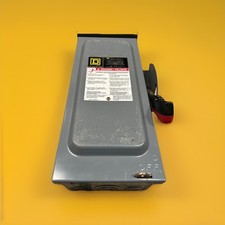    AN   QTY 1  Square D H321NRB 30A 240V Fusible Safety Switch 3-Pole 3