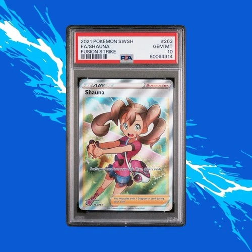 Shauna 263/264 PSA 10 GEM MT 2021 Pokemon SWSH Fusion Strike