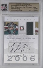 2007-08 ITG Ultimate Memorabilia 8th Edition Silver 23/40 Leland Irving Auto 0a1