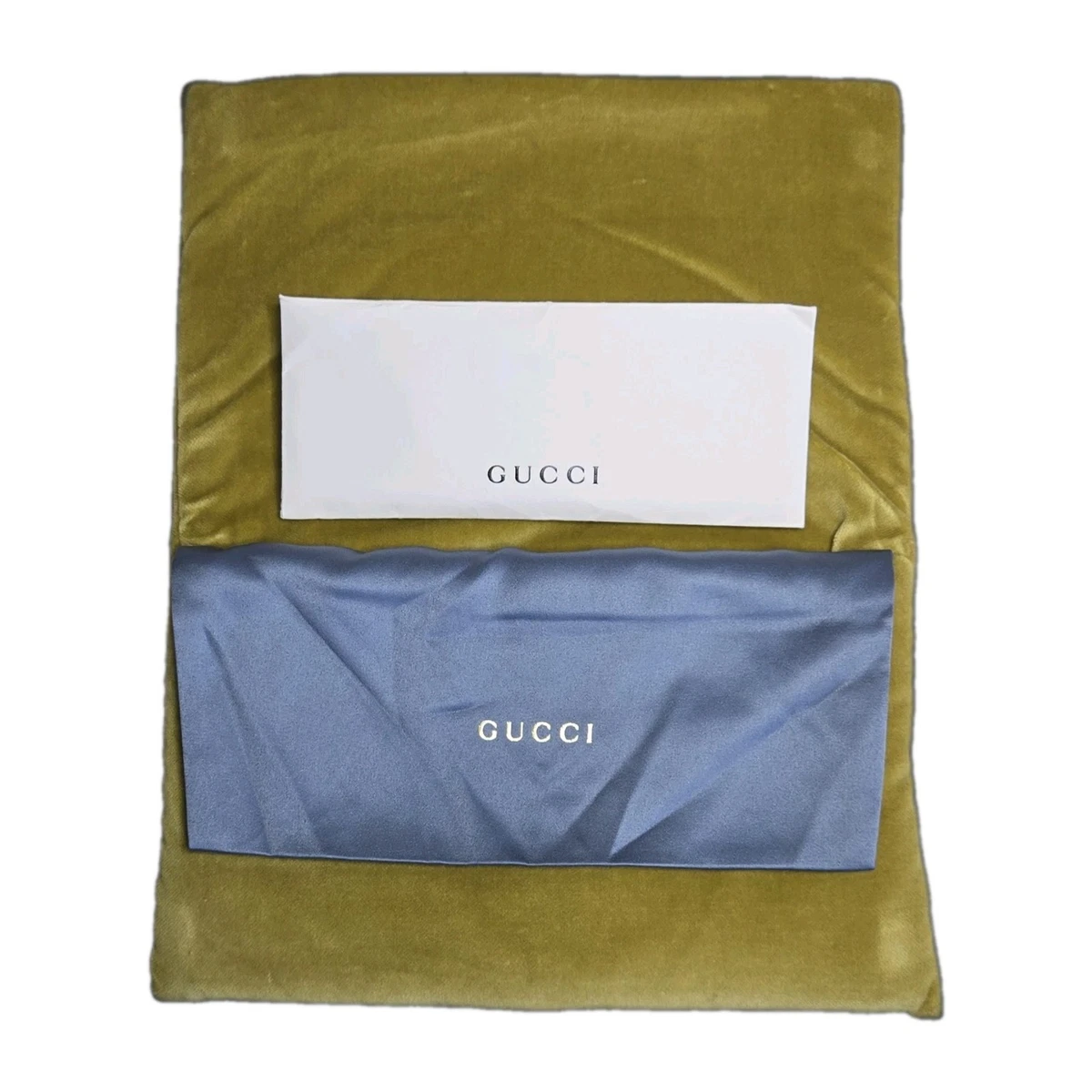 Authentic Gucci Green Soft Sunglasses Case Gucci Glasses Case - Etsy main image 3