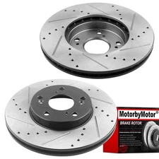 For Mitsubishi	Eclipse Galant Lancer Outlander Sport (2) Front Disc Brake Rotors