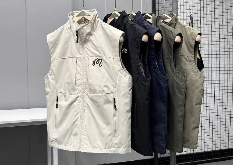🎁NEW AUTHENTIC MALB* Men Golf Outdoor Stand Collar Sport Vest Jacket Coat M-5XL - Image 4 of 4
