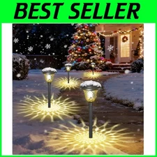 Stainless Steel Solar Path Lights - Color Changing, 8 Pack