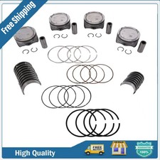 Complete Engine Piston Ring Set Main Rod Bearings Kit For 14-19 Hyundai Kia 2.0l