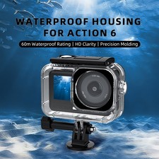 60M Waterproof Case For DJI OSMO Action6 Underwater Diving Protective Case Shell