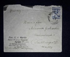 Gold Coast 1939 Brief gelaufen #119 gestempelt