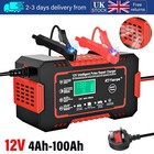 Automatic Car Battery Charger 12V 6A Smart Fast Charger Pulse Repair Portable UK