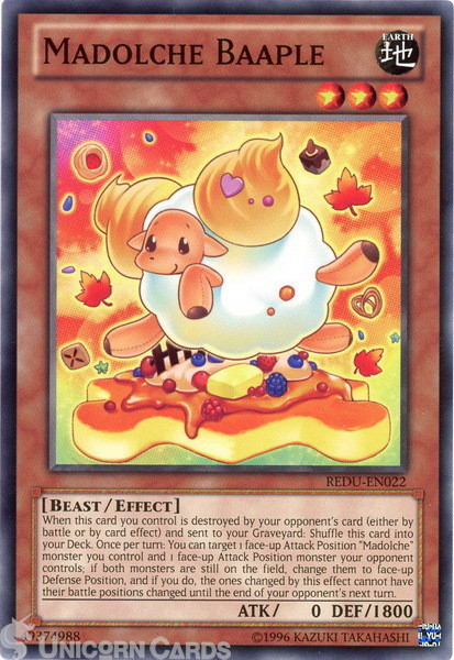 REDU-EN022 Madolche Baaple Common UNL Edition Mint YuGiOh Card