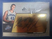 🏀 KRIS HUMPHRIES 2004-05 SP Sigature Authentic AUTO On Card RC