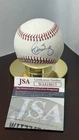 Carlos Baerga Signed OML Baseball Auto JSA Witnessed Cleveland Indians MLB