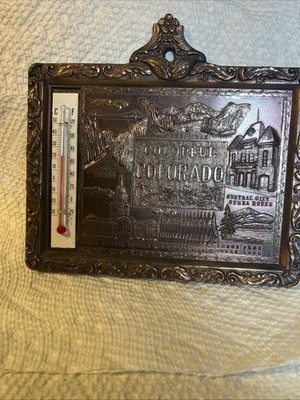 Colorful Colorado Wall Hanging Thermometer