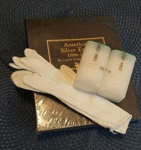 American Silver Eagle Type 1 Complete 36-coin Set 1986-2021 with Whitman Album