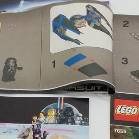 Vintage LEGO Star Wars Instruction Manuals Lot of 6 Booklets 7133 8017 6206 