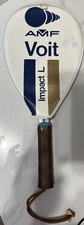 Vintage AMF Voit Impact L Blue White Tennis Raquet Pre-Owned