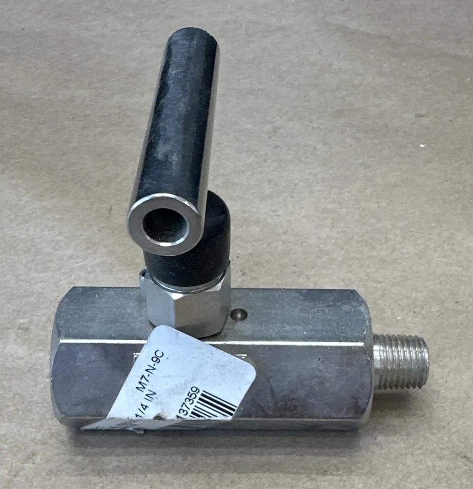 Noshok 404-MFS 针阀硬座 1/2 NPT" 316SS 10,000PSI 200°F || NNB 🇺🇸 — 第 4/4 张图片