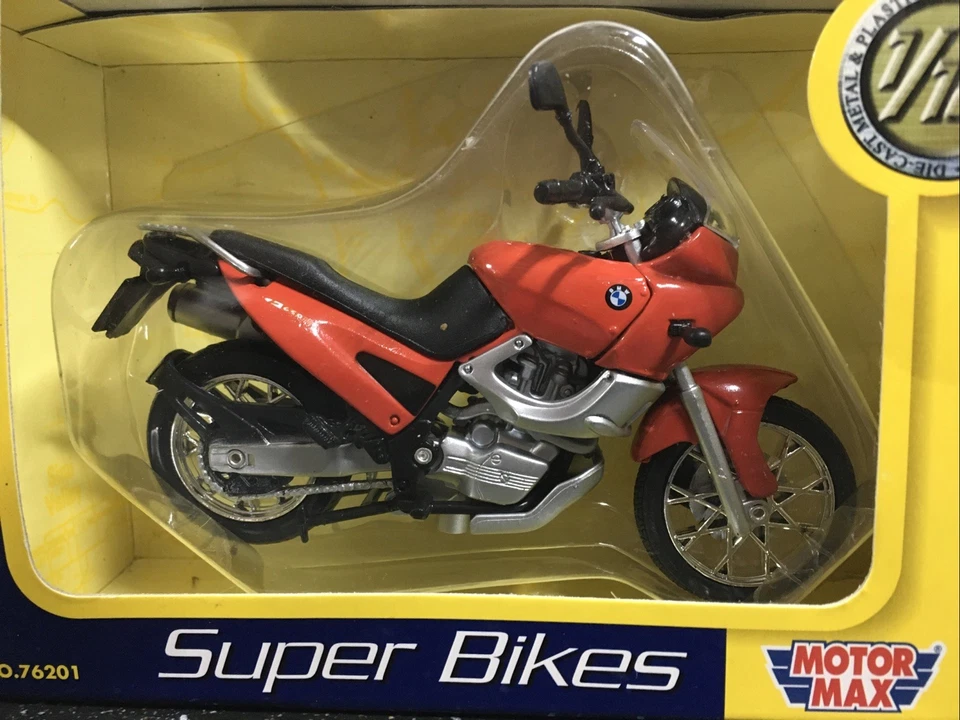 Motor Max Super Bikes No.76201 BMW F650 Red 1:18 Scale New - Image 2 of 4
