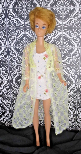 Vintage Barbie Clone Nightgown & Robe Peignoir set  💕 Minty !!!