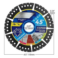 Diamond Multi-Purpose Saw Blades, 4.5 Inch Heavy Duty Diamond Cutting Blades