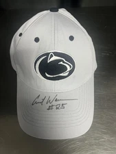 Penn State Nittany Lions Curt Warner Signed Grey Baseball Cap 