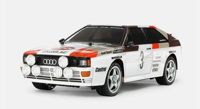 Tamiya RC 58667 1/10 Audi Quattro A2 Rallye Auto (TT-02) Modellbausatz