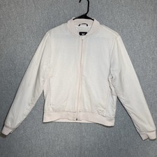 Under Armour Jacket Cold Gear Reactor Womens Medium Rose Pink Running Full Zip