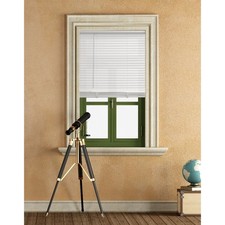Mainstays 1" Cordless Vinyl Light Filtering Mini Blinds, White, 34" W x 64" L