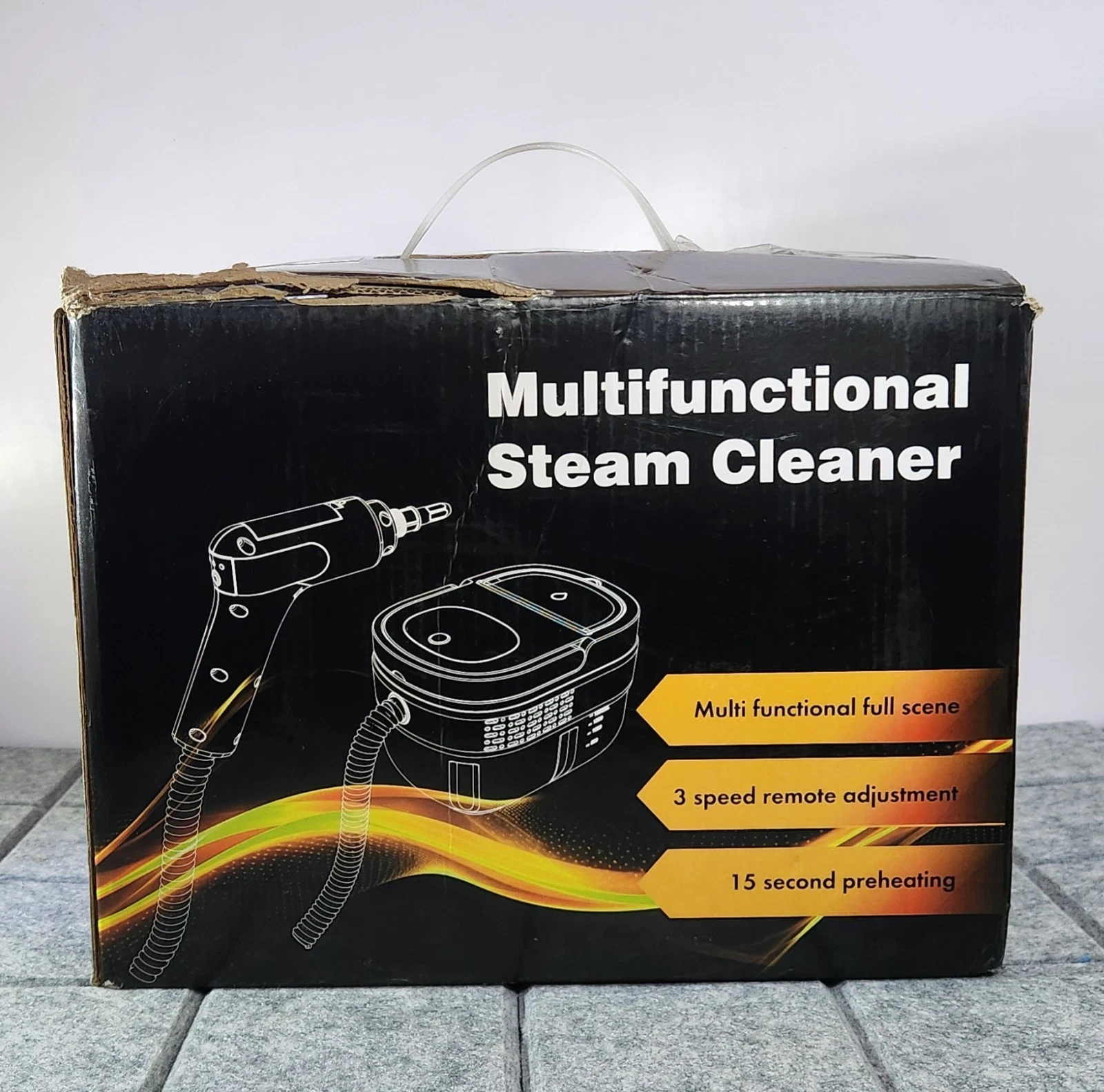 Steam Cleaner 2500W Steamer for Cleaning 1.6L Tank Auto, Home