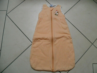 Baby Schlafsack Mädchen Junge Unisex   orange Gr. 70 cm wattiert Impidimpi