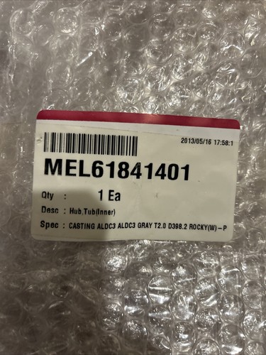 Parts MEL61841401 Tubinner Hub Tub Inner - Picture 11 of 17
