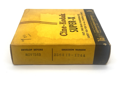 Vtg Cine-Kodak Super-XX Panchromatic Safety Film 16mm 25 Ft