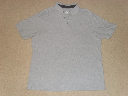 Under Armour Polo Golf Shirt Loose Heatgear Short Sleeve Light Gray Grey L Large