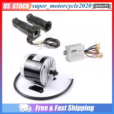 24V 350W Brushed DC Motor Controller Throttle Grips For Electric Scooter E-Bike