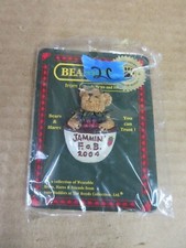 Boyds Bears Bearie 02004-11 Bearwear Bear Wearable Pin 2004 Box 2C 