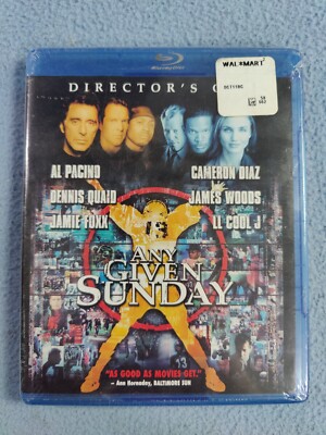 NEW SEALED ANY GIVEN SUNDAY BLU-RAY AL PACINO JAMIE FOXX DENNIS QUAID LL  COOL J
