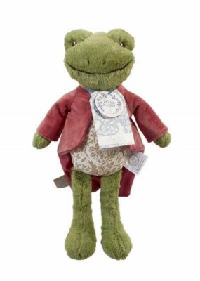 Rainbow Toys ~ Peter Rabbit Signature Jeremy Fisher Stofftier ~ 30 cm