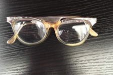 Graceline 50s U.S.A. 5 1/2 Prescription Eyeglasses with Metal Embellishment
