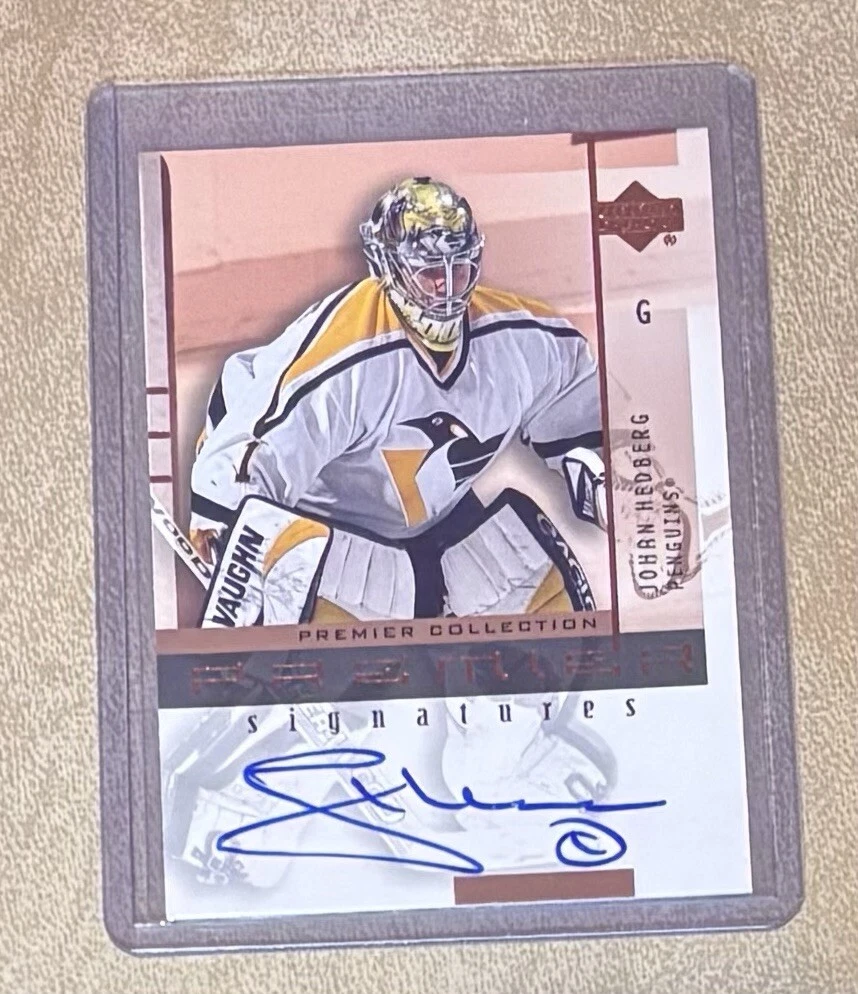 Johan Hedberg trading card