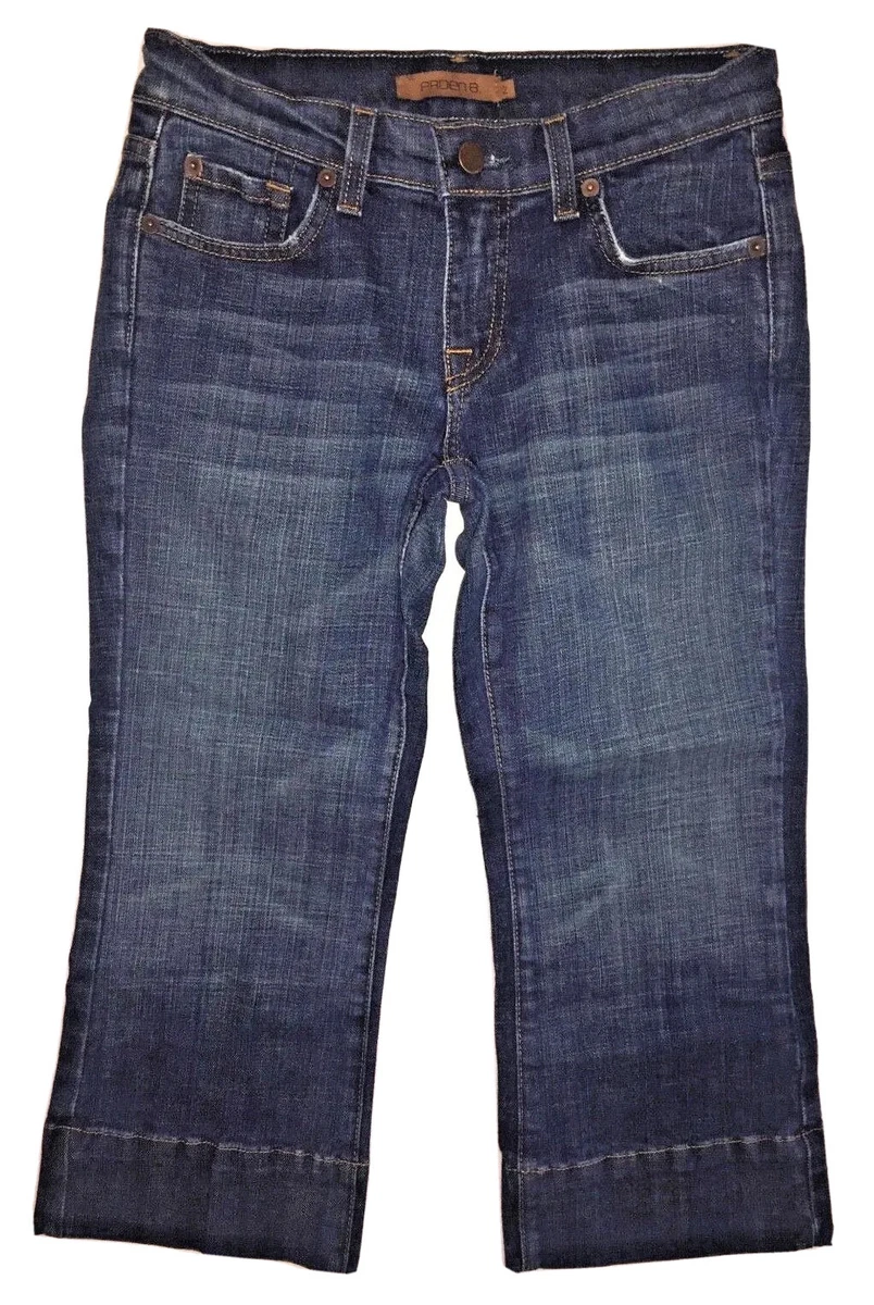 Dark jean store capris