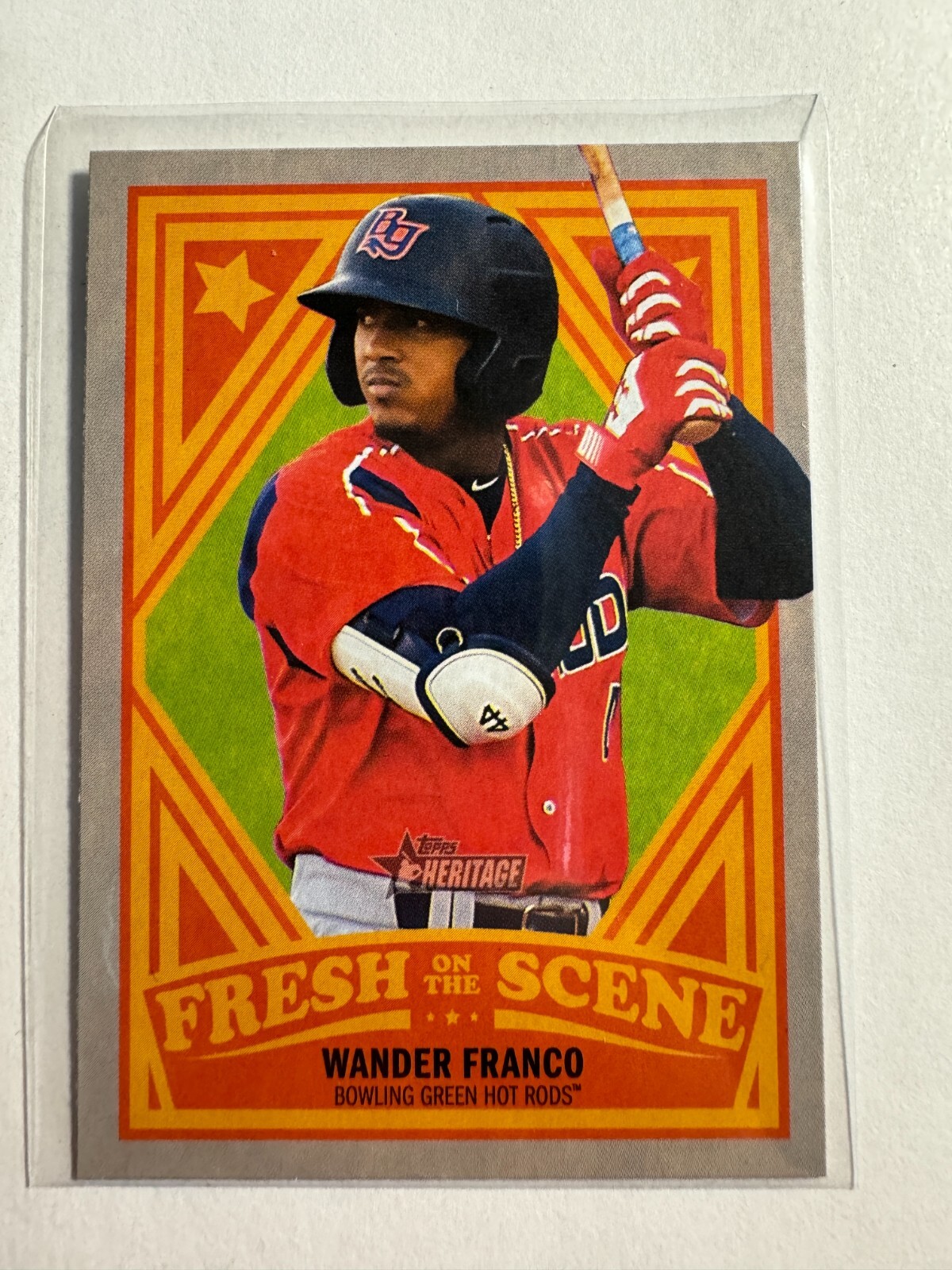 K138,654 - 2019 Topps Heritage Minors Fresh On The Scene #FOS1 Wander Franco