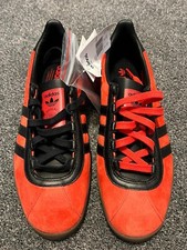 Men's Adidas Trimm Star Hi-Res Trainers Size UK 9 (G97294 Red & Black)