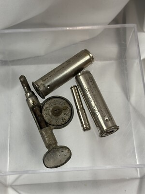 Vintage Schrader Auto Motorcycle Ballon Tire Pressure Gauges And Speedometer