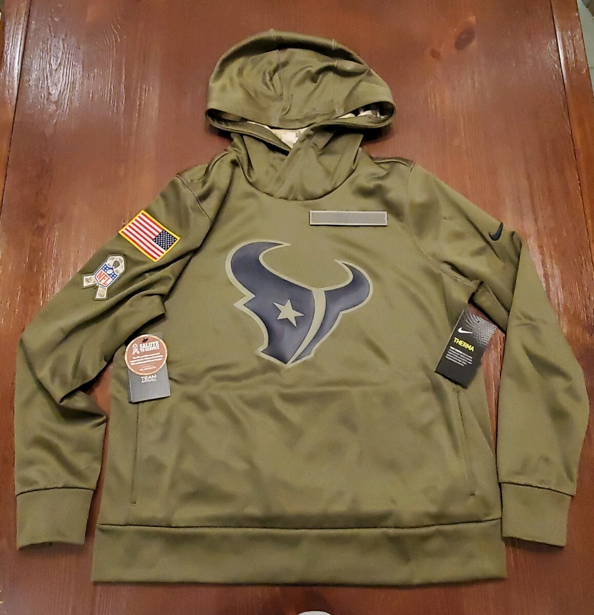 salute to service texans hoodie